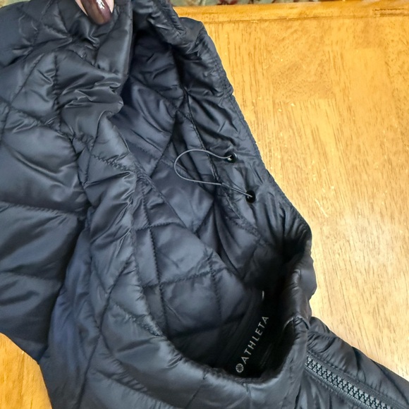Athleta Whisper Featherless Parka 1X Black - Picture 7 of 16